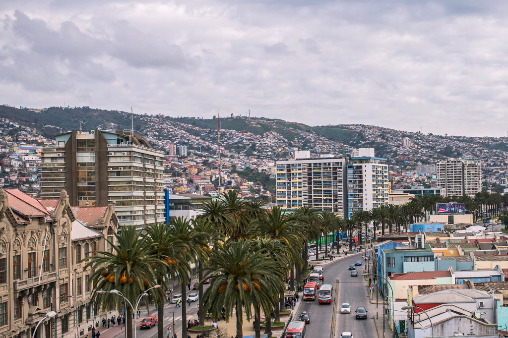 Fotografía de la ciudad de Valparaiso